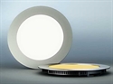 18 Watt Round Panel White Recessed